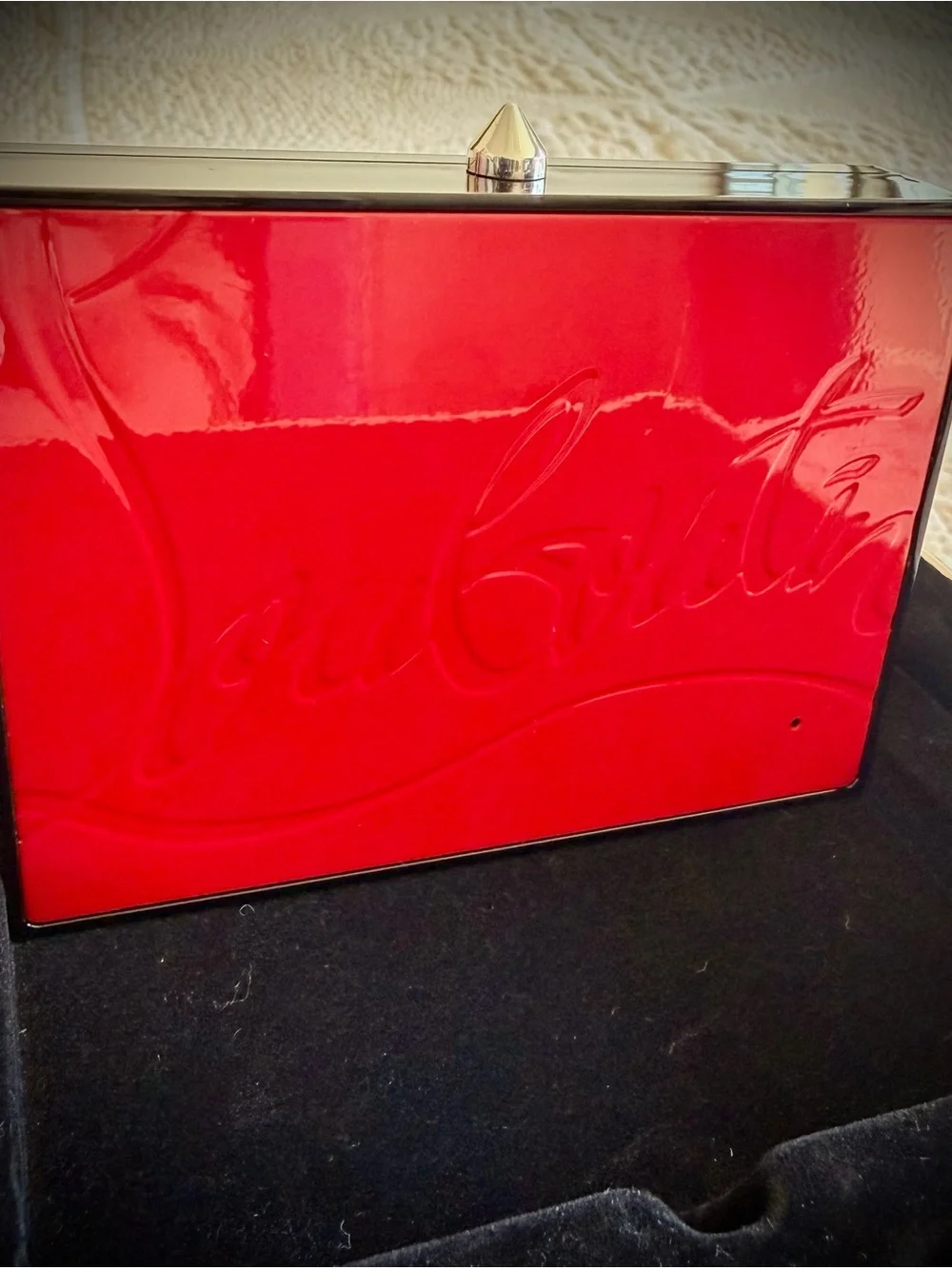 Christian Louboutin Beauty Makeup Case Vanity Mirror Collector Box